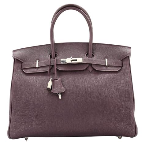 HERMES Togo Birkin 35 Raisin 1440957 